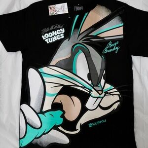 South Pole Black Looney Tunes Bugs Bunny Tee